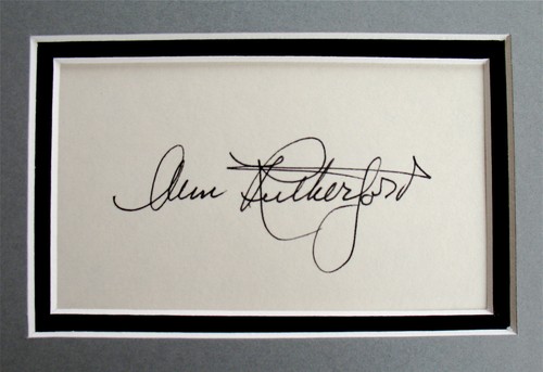 ANN RUTHERFORD - Rara Pantalla de Foto Autografiada Enmarañada - Se fue con el viento - Certificado de autenticidad - Imagen 2 de 3