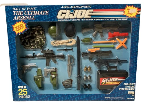 GI JOE The Ultimate Arsenal Hall Of Fame Weapons Set Vintage 1993 25+ Pieces NEW