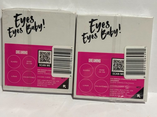 2 PACK Uoma by Sharon C, Eye Service Eyeshadow Quad Dreaming - Picture 4 of 6