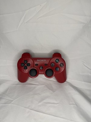 Sony PlayStation 3 PS3 DualShock 3 Wireless Controller Red OEM Tested Working