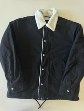 Urban Outfitters Standard Cloth Black Fleece Lined Jacket Size Medium