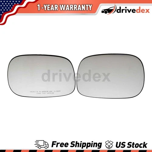 Pair Dorman - HELP Door Mirror Glass Fits 2007 2008 Dodge Ram 1500