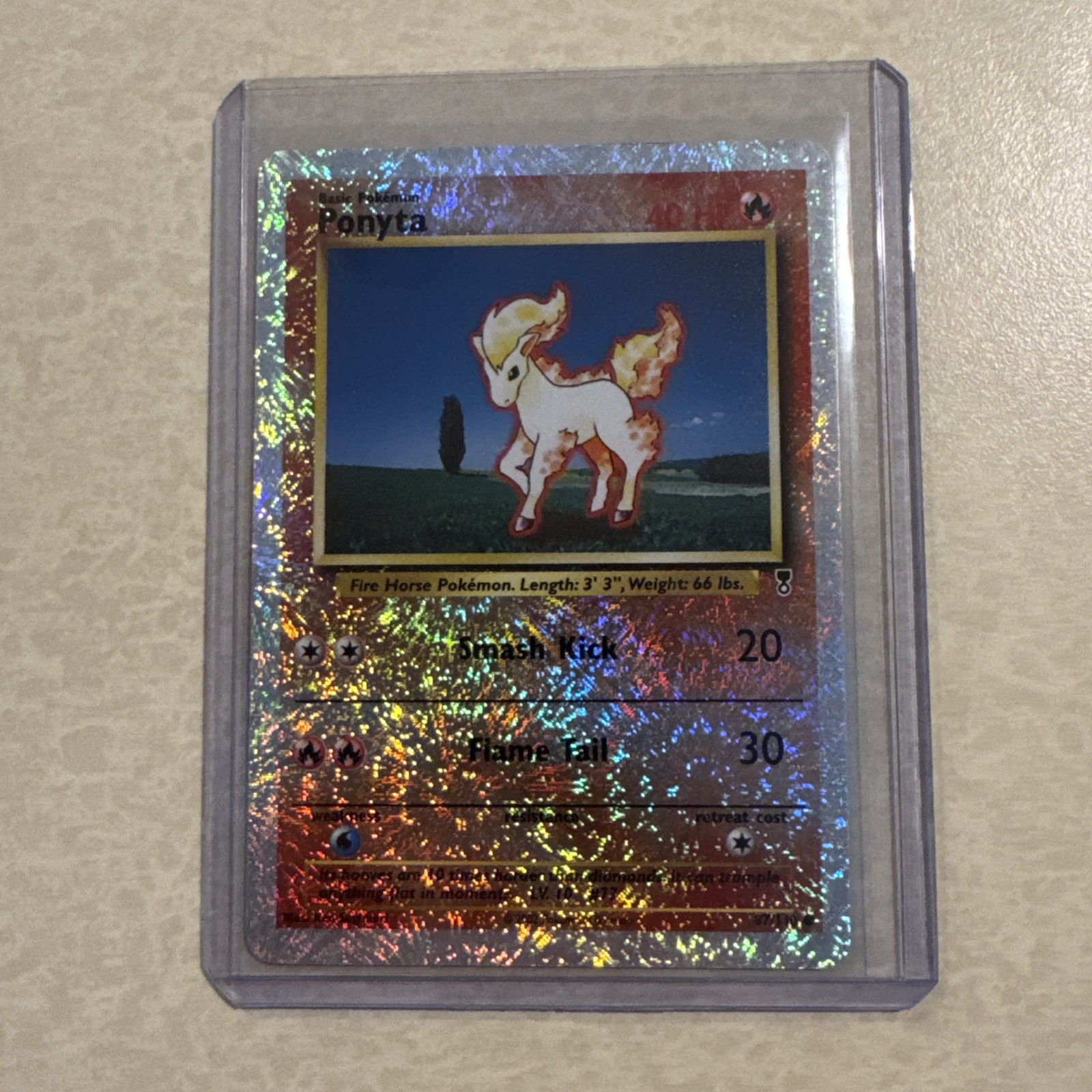 Pokemon PONYTA 87/110 - LEGENDARY COLLECTION REVERSE HOLO - (NM) 2002