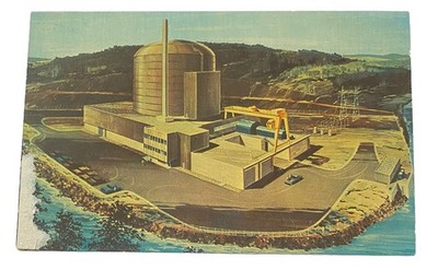 Vintage Postcard ~ Peach Bottom Atomic Power Station ~ York Co. Pennsylvania PA