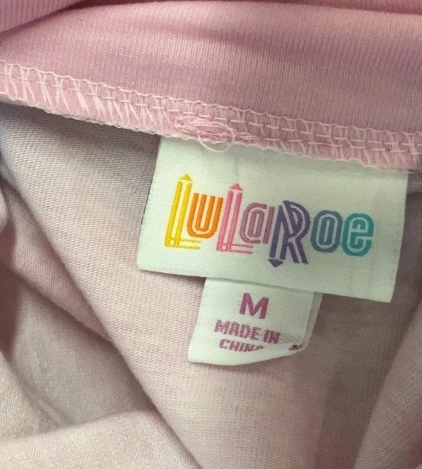 Falda LuLaRoe Olivia Rosa Floral Alta Baja M Foto 3 de 4