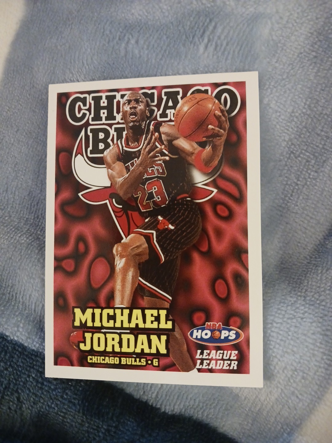 Michael Jordan #1 1997 NBA Hoops Skybox League Leaders Chicago Bulls HOF
