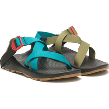 Sandalias Chaco Z1 JCH108681 para hombre cuero aguacate verde azulado correa ajustable cómoda