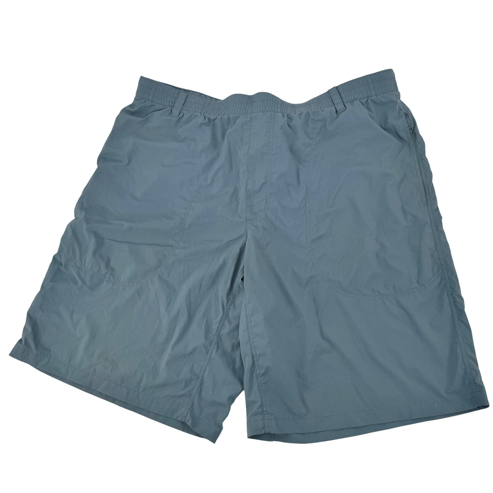 Patagonia Quandary Shorts Mens XL Blue Grey 11 Inseam Hiking Outdoor Stretch