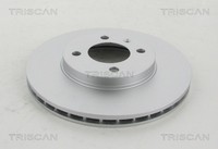 2X Triscan Bremsscheibe Coated 8120 10105C FüR VW Seat Golf 3 1H1 Variant 1H5 B3