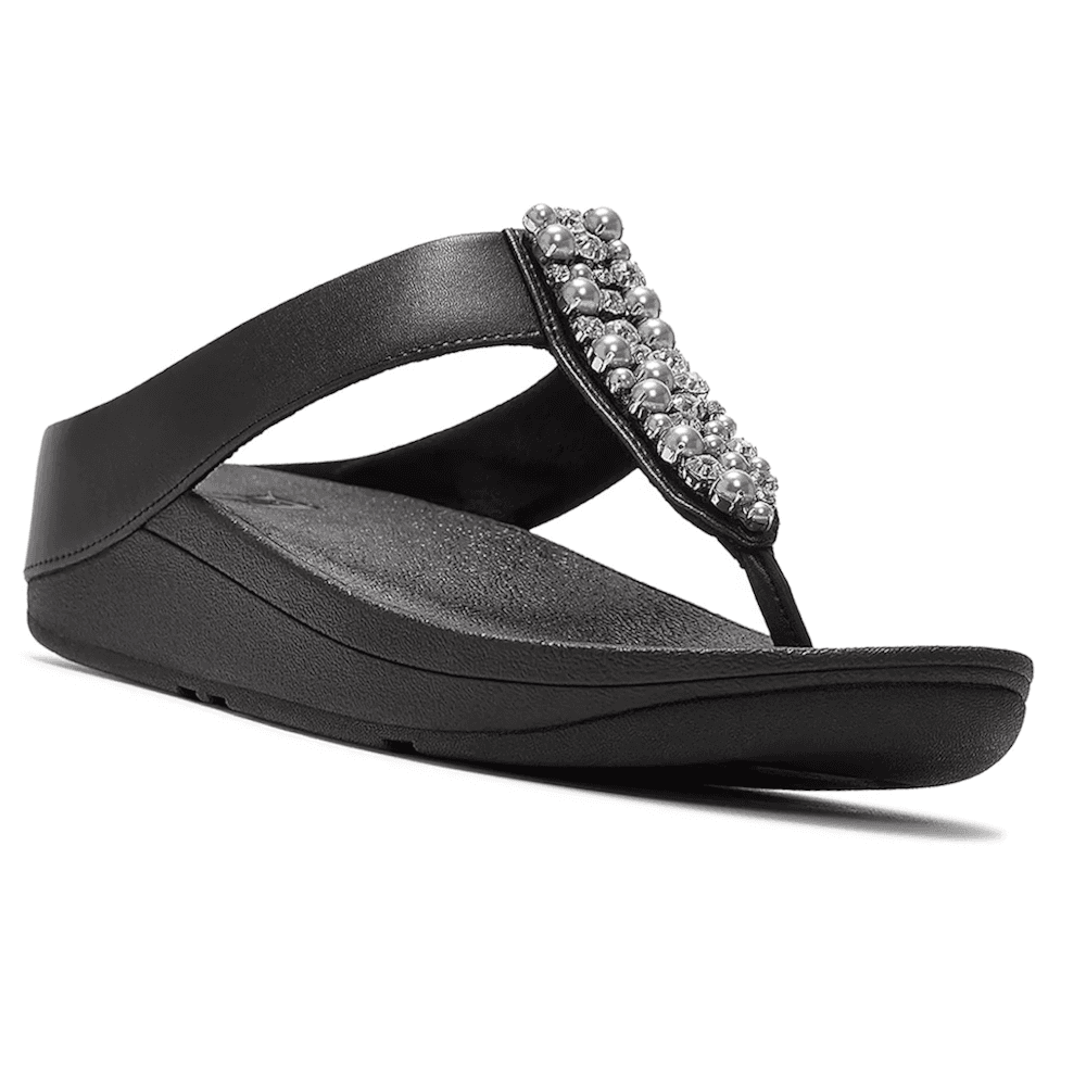 Fitflop Fino Pearls and Crystal Toe Post Sandal