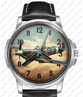 Spitfire World War WWII Fighter Aero Plane Art Stylish Rare