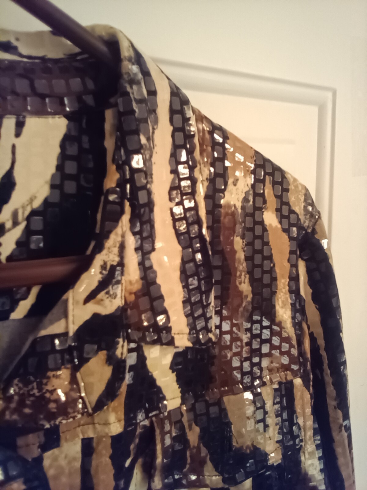 Notations PXL multicolor jacket polyester spandex… - image 3