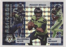 2020 Mosaic Flea Flicker Prizm DK Metcalf Marshawn Lynch Russell Wilson 03xg