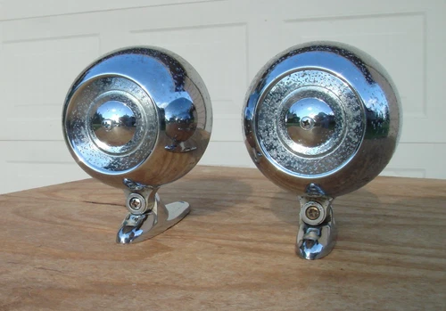 1950s Accessory Mirror Set Unique 1953 Ford Chevy Dodge Olds Buick 1954 Packard