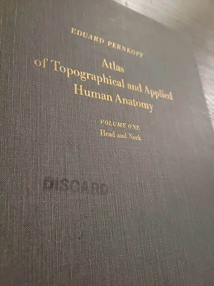 Atlas of Topographical and Applied Human Anatomy Vol. 1 Head Neck Pernkopf 1963 - Image 4 of 4