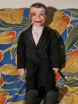 Working CHARLIE McCARTHY 30'' Ventriloquist Dummy with Monocle by Juro (c) 1977