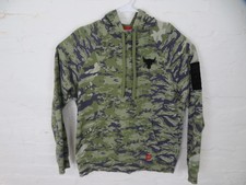 Under Armour Hoodie Mens Medium Camo Project Rock Freedom Bull Logo Pullover