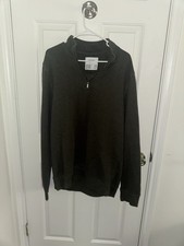 Sonoma Goods for Life green long-sleeve quarter-zip pullover sweater. Size XLT