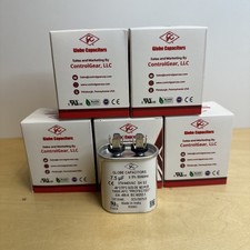 7.5 uf/MFD 370-440 VAC volts Oval Run Capacitor 50/60 Hz -Lot-5