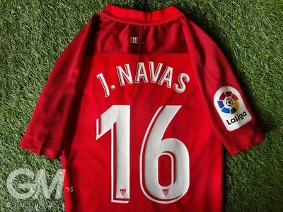 Maillot Nike Dri-Fit Stadium FC Séville Extérieur 2018/19 Jesús Navas S - Photo 1/4