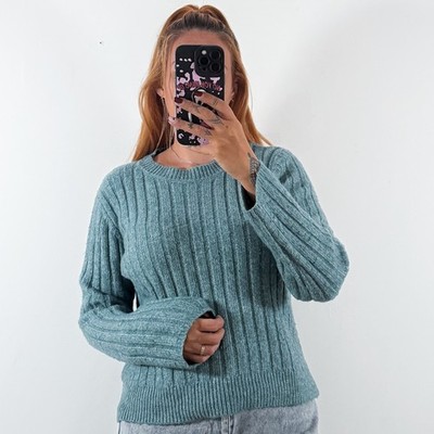 Damen Max Studio grün Strickpullover Pullover Oberteil Größe Medium, 12-14