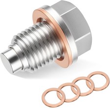 M14 x 1.5 Magnetic Oil Drain Plug, Magnetic Stainless Steel Oi Size: M14 x 1.5