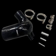 Fiat Abarth, 500, 595, 695 TJet schwarz Turbo Silikon Ansaugschlauch Rohr m. Schellen