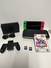 Nintendo Switch 32GB Home Console - Black - with 3 games just dance 
