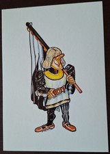 Cartolina Alfiere Contrada della LUPA Giuseppe AMADIO Palio di Siena 