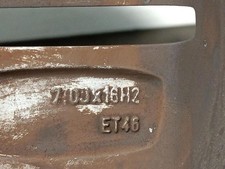 6R0601025T rim wheel 5658833 VOLKSWAGEN POLO 6R1 1.2 TSI 2009