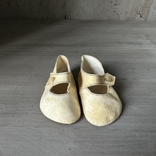 Chaussures En Cuir Pour Poupée Ancienne Bébé SFBJ