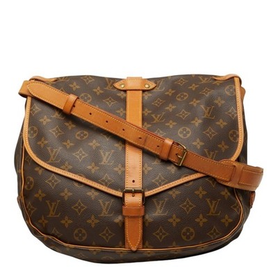 LOUIS VUITTON Monogram Samuel 35 Diagonal Shoulder Bag M42254【Used】