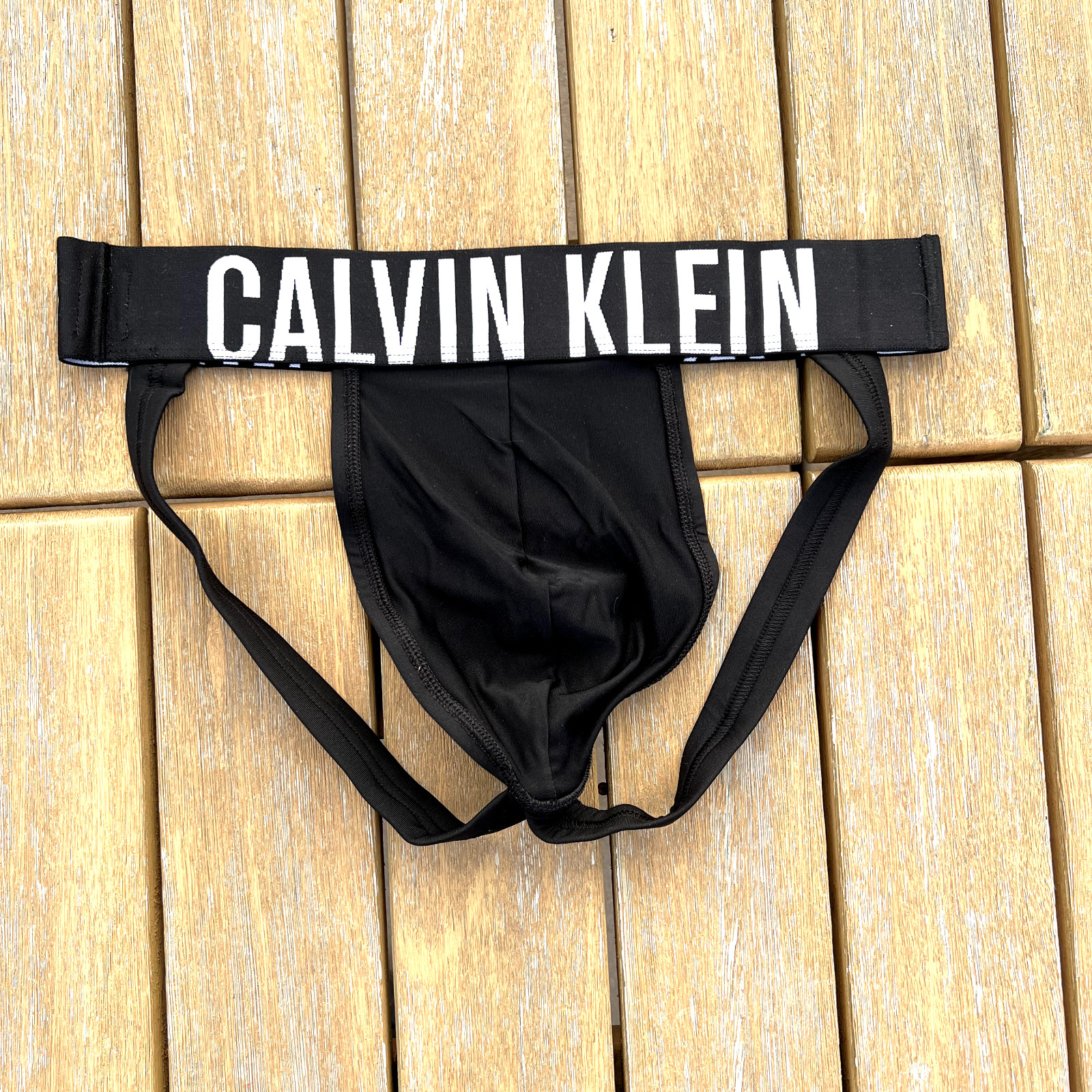Calvin Klein CK men Black intense power jock strap jockstraps underwear thumbnail 7