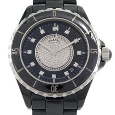 Authentic [Unserviced - Value Price] Chanel J12 38 Ceramic 12P Center Pave H...