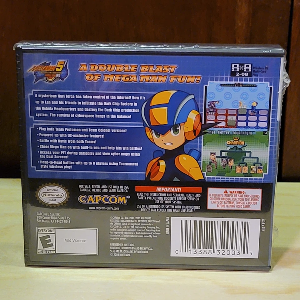 Megaman Battle Network 5 Double Team NEW SEALED (Nintendo DS) - Image 2 of 4