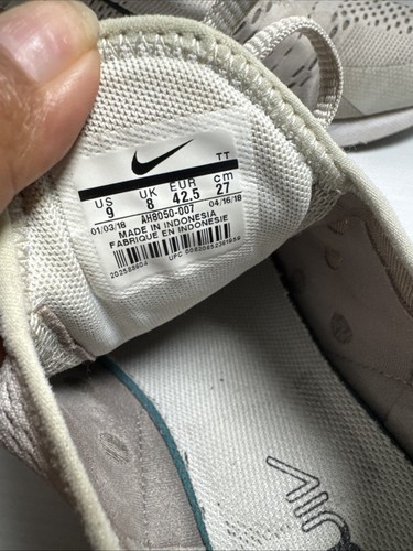 Nike Air Max 270 Size US 9 Men's White Black Shoes Sneakers Runners Trainers - Picture 12 of 15