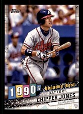 2020 Topps #DB-59 Chipper Jones Decades' Best (Series One)