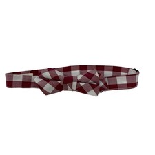J. Crew Crewcuts Boys Size L/XL Bow Tie Red White Gingham Check Print