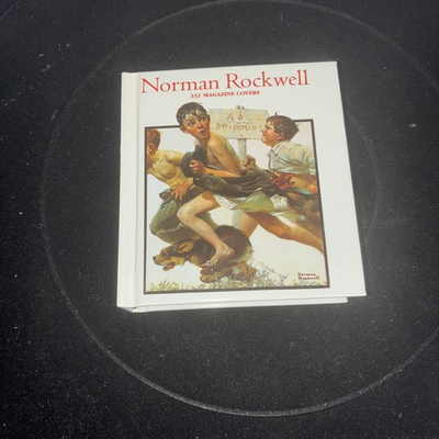 #ad #ad Norman Rockwell: 332 Magazine Covers Small Mini Book 4.5”x4.5” $7.79