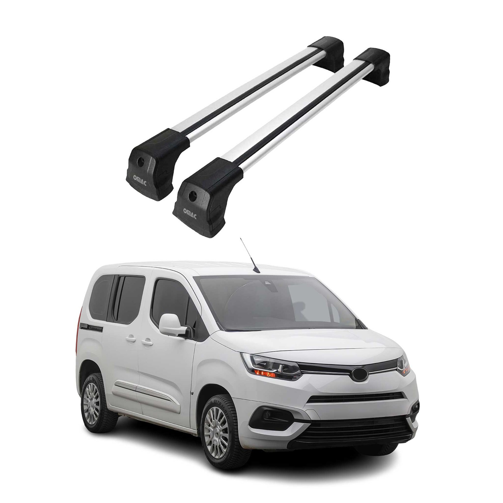 Barres de toit Toyota Proace City 2019-2026 transversales pour resoudre le manque de place