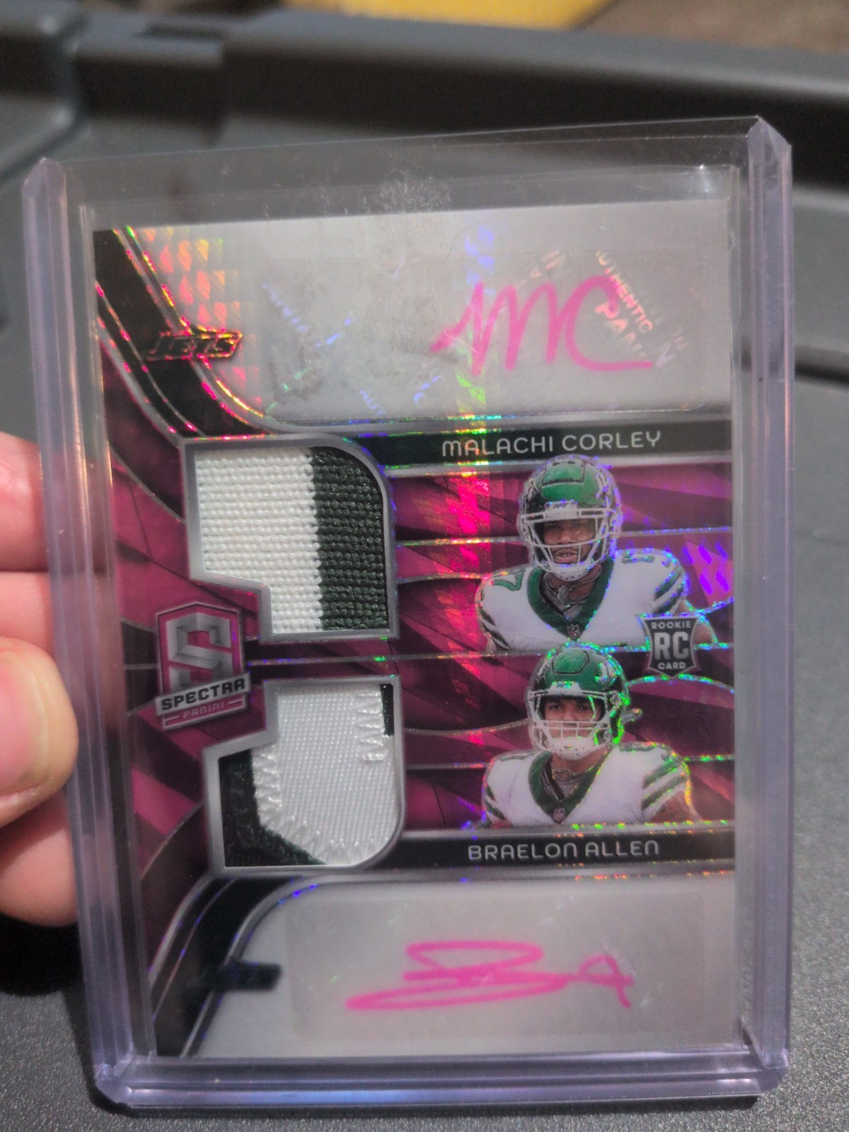 2024 Panini Spectra - Dual Patch Autographs Braelon Allen, Malachi Corley...