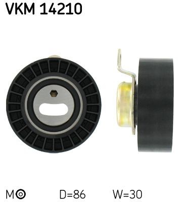 Belt Drive Timing Belt Tensioner Pulley SKF VKM 14210 Fits Ford Escort Escort