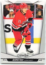 2024-25 O-Pee-Chee #215 Jesper Fast Carolina Hurricanes