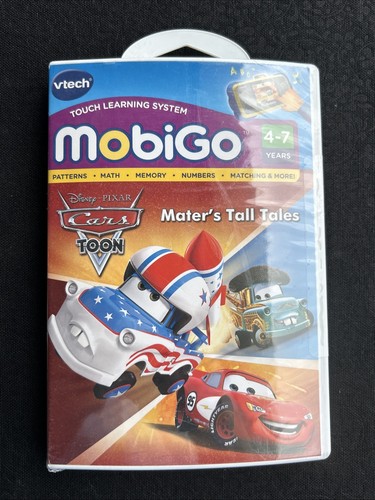NEW SEALED VTech Mobigo DISNEY PIXAR Cars Toon Mater’s Tall Tales Game LEARNING