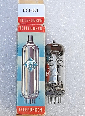 ECH81 (6AJ8) Telefunken Vacuum Tube B, TV-7D Tested - will combine shipping