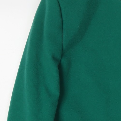 Viyella Women's Green Wool Coat Size 16 Buttoned - Picture 11 of 12