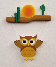 Handcrafted Decorative Animal Wall Hangings - Monkey, Penguin, Owl, Butterfly