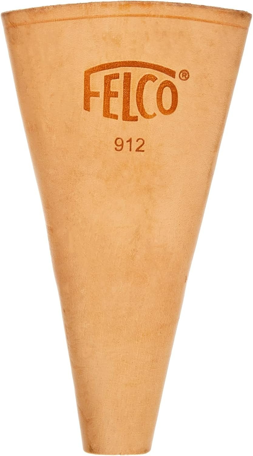 Stylish Brown Leather Clip Holster - Lightweight Tool Holder for Pruning Shears