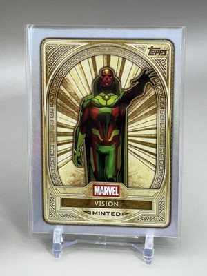 Topps Marvel Vision Gold Minted Collectible Sdcc Exclusive Card 2025