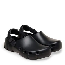 BIRKENSTOCK BIRKI FLOW TECH EVA BLACK SCHWARZ CLOG MIT RIEMEN NORMAL WEITE